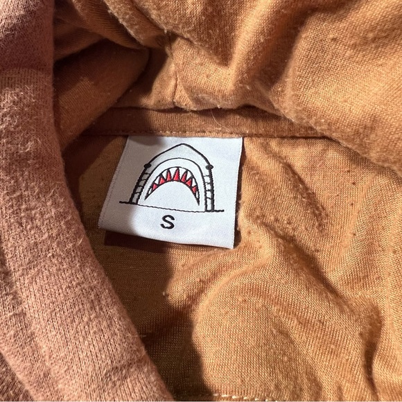 Tiger Shvrk New Wave Brown Hoodie - Picture 3 of 7